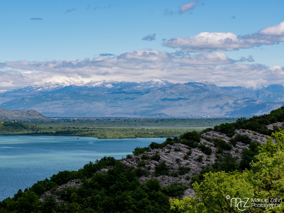 Skutarisee - Blick von Mijela nach Osten